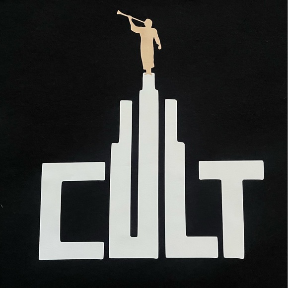 “CULT” custom made funny Mormon shirt - Picture 3 of 3